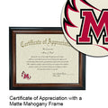 Meredith College Certificate with Frame