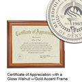 Metropolitan State University of Denver Certificate with Frame