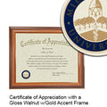 Midwestern University-AZ Certificate with Frame