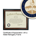 Midwestern University-IL Certificate with Frame