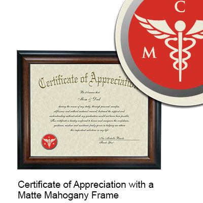 Millers College of Nursing Certificate with Frame