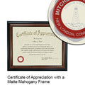 Mitchell College Certificate with Frame