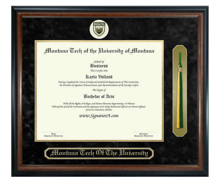Montana Technological University Diploma Frame (SNT)