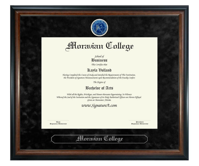 Moravian College Diploma Frame (SN)