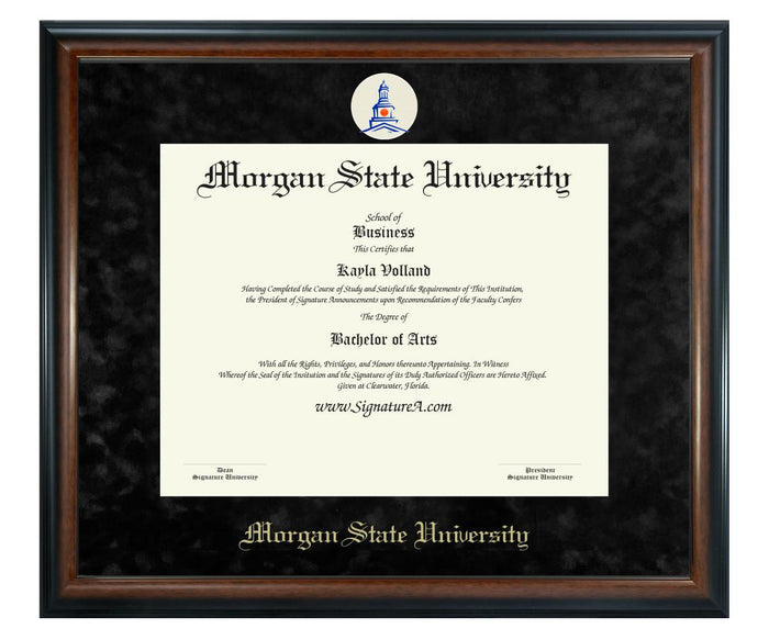 Morgan State University Diploma Frame (SN)
