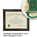 Morthland College Certificate with Frame