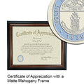 Mount Aloysius College Certificate with Frame