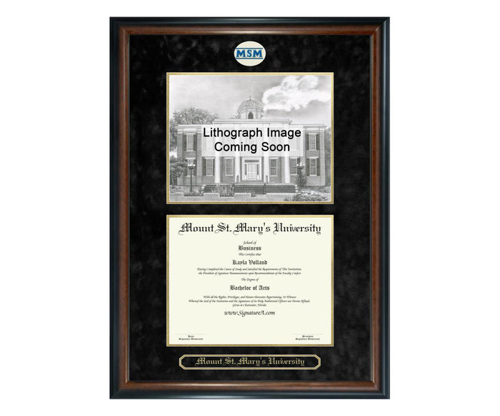 Mount St. Mary's University Diploma Frame (SNL)