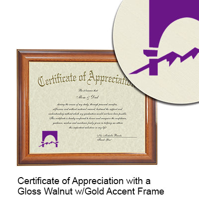 New Mexico Highlands University - Farmington Certificate with Frame