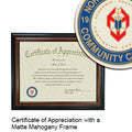 Northeast Texas Community College Certificate with Frame