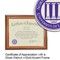 Northwestern State University Certificate with Frame