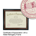 Oberlin College Certificate with Frame