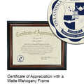 Oklahoma Wesleyan University Certificate with Frame