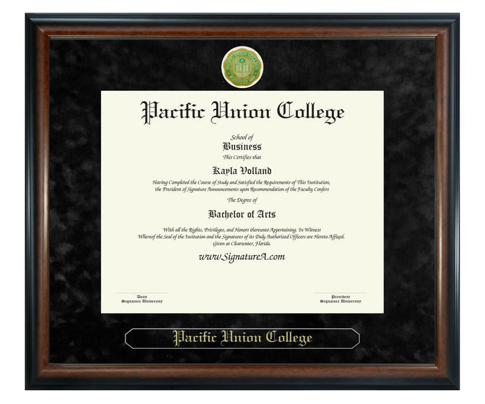Pacific Union College Diploma Frame (SN)