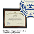 Pennsylvania College of Technology Certificate with Frame