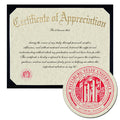 Pittsburg State University Certificate of Appreciation