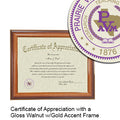 Prairie View A&M University Certificate with Frame