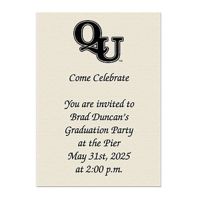 Quincy University Personal Notecard
