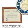 Rollins College Certificate with Frame