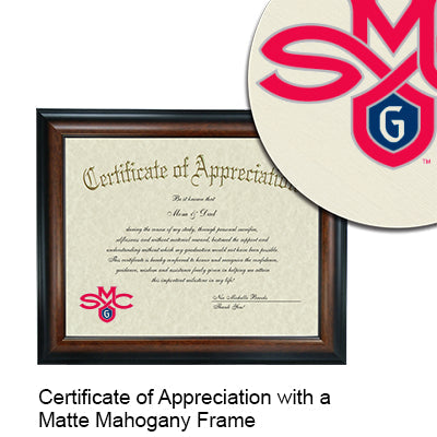 Saint Mary's College of California Certificate with Frame