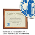 San Jose State University Certificate with Frame
