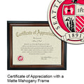 Seattle University Certificate with Frame