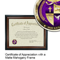 SHEMA Theological Seminary and Bible College Certificate with Frame