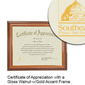 Southeast Missouri State University Certificate with Frame