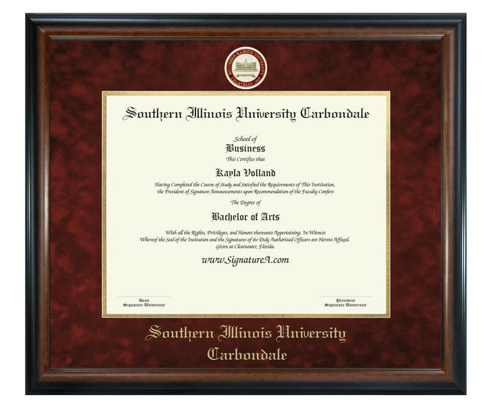 Southern Illinois University Carbondale Diploma Frame (SN)