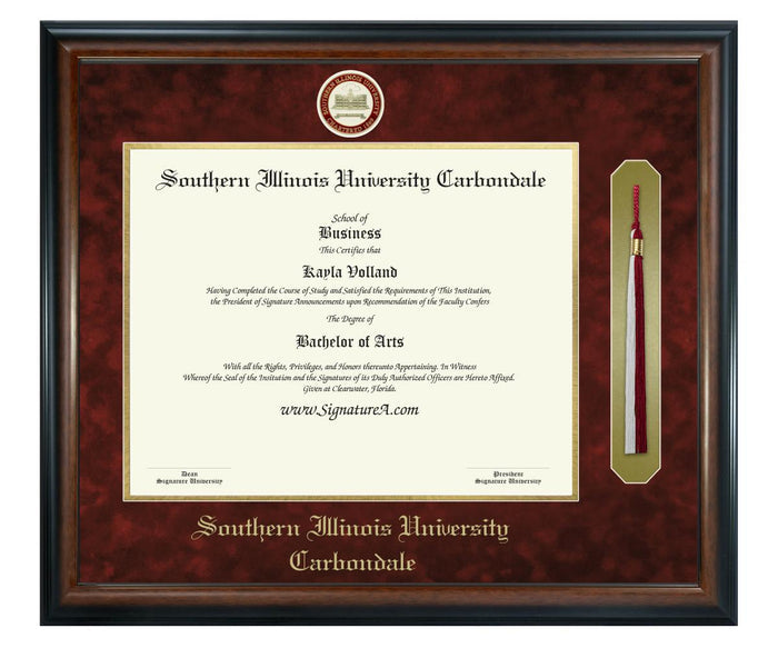 Southern Illinois University Carbondale Diploma Frame (SNT)