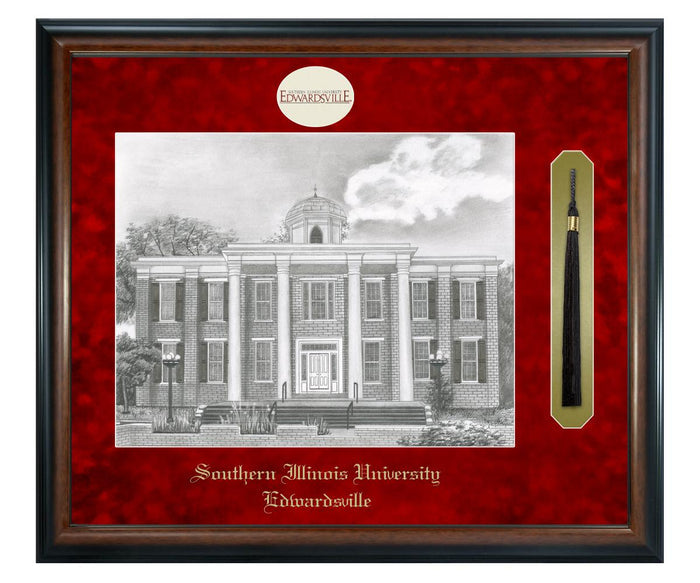 Southern Illinois University Edwardsville Litho Frame,Diploma Frame (XSNTL)