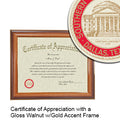 Southern Methodist University Certificate with Frame