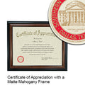 Southern Methodist University School of Law Certificate with Frame