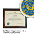 Southern University and A&M College Certificate with Frame