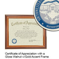 Southwestern Oklahoma State University Certificate with Frame