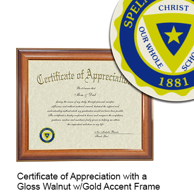 Spelman College Certificate with Frame