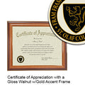 St. Olaf College Certificate with Frame
