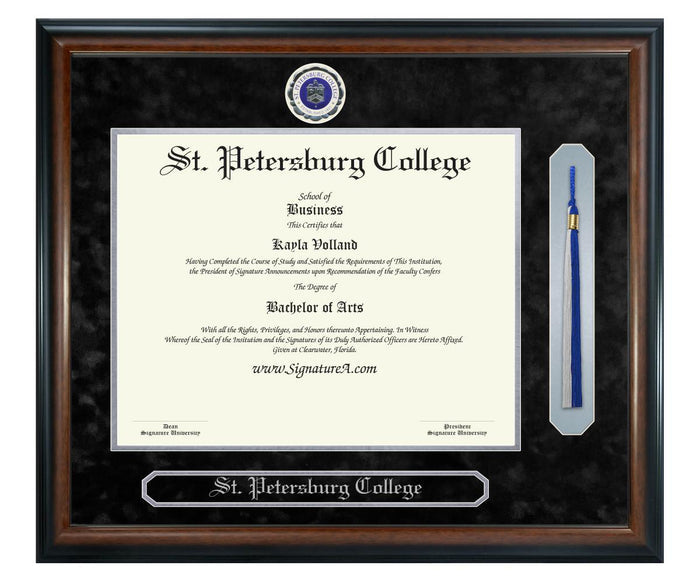 St. Petersburg College Diploma Frame (SNT)