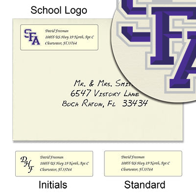 Stephen F. Austin State University Return Address Labels