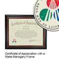Stony Brook University Certificate with Frame