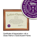 Texas Christian University Certificate with Frame