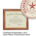 Texas Southern University Certificate with Frame