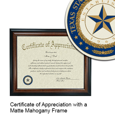 Texas State Technical College West Texas Certificate with Frame