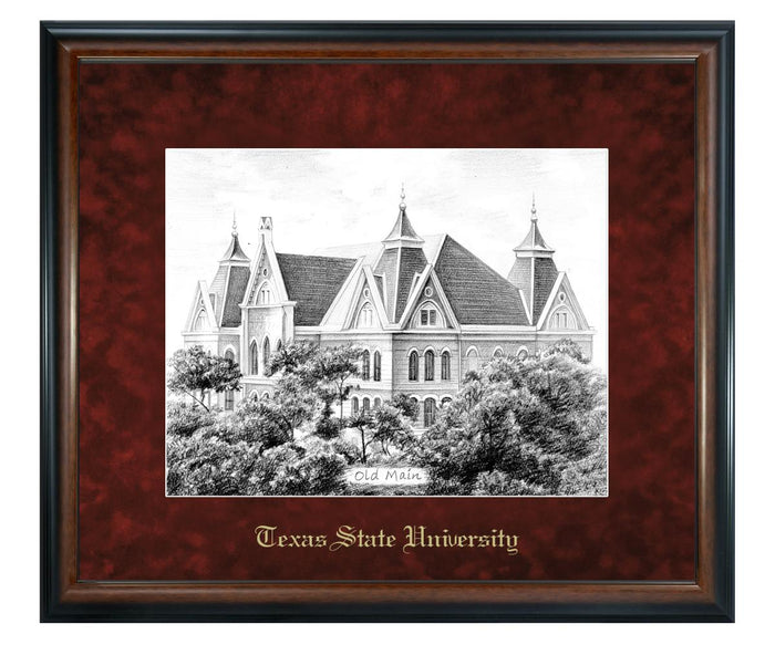 Texas State University Litho Frame,Diploma Frame (XNL)
