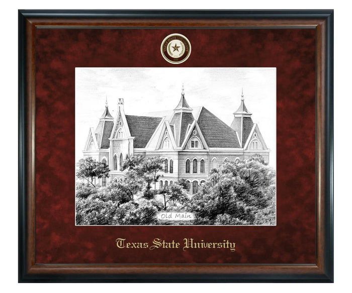 Texas State University Litho Frame,Diploma Frame (XSNL)