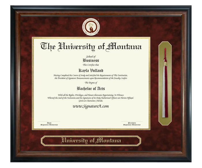 The University of Montana Diploma Frame (SNT)