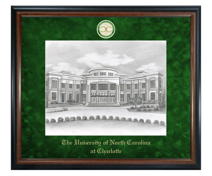 The University of North Carolina at Charlotte Litho Frame,Diploma Frame (XSNL)