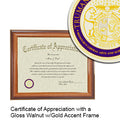 Truman State University Certificate with Frame