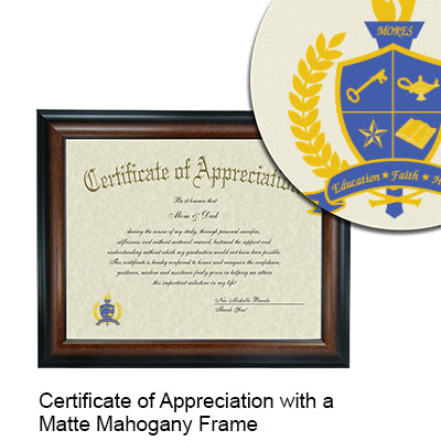 University of Arizona Certificate with Frame