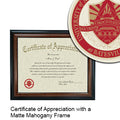 University of Arkansas Community College at Batesville Certificate with Frame